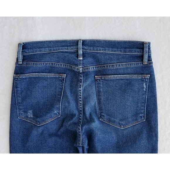 FRAME DENIM "le high skinny stretch" raw distressed anthropologie jeans $238 28 - Picture 8 of 11